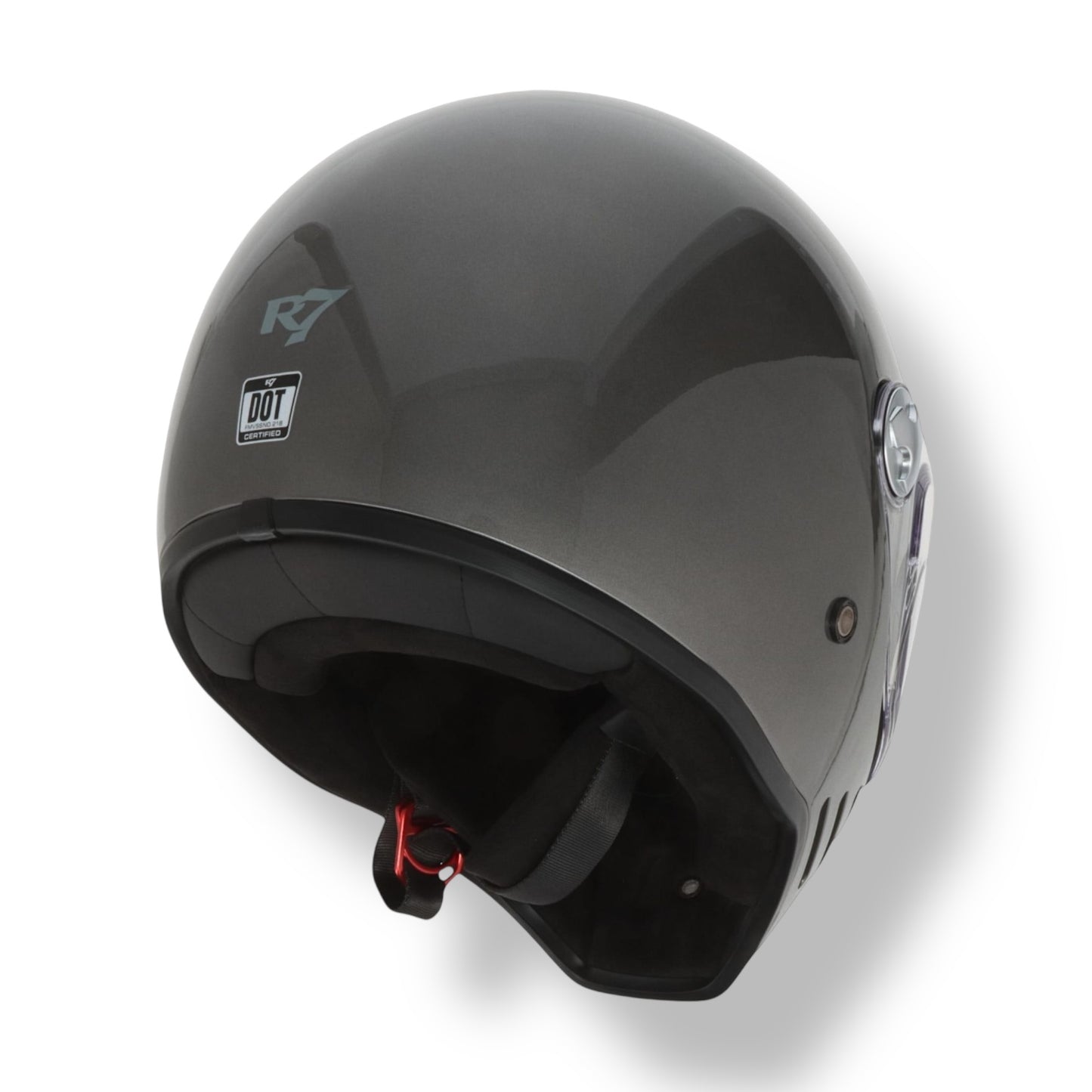 Casco cerrado R7 Clancy Gris (DOT)