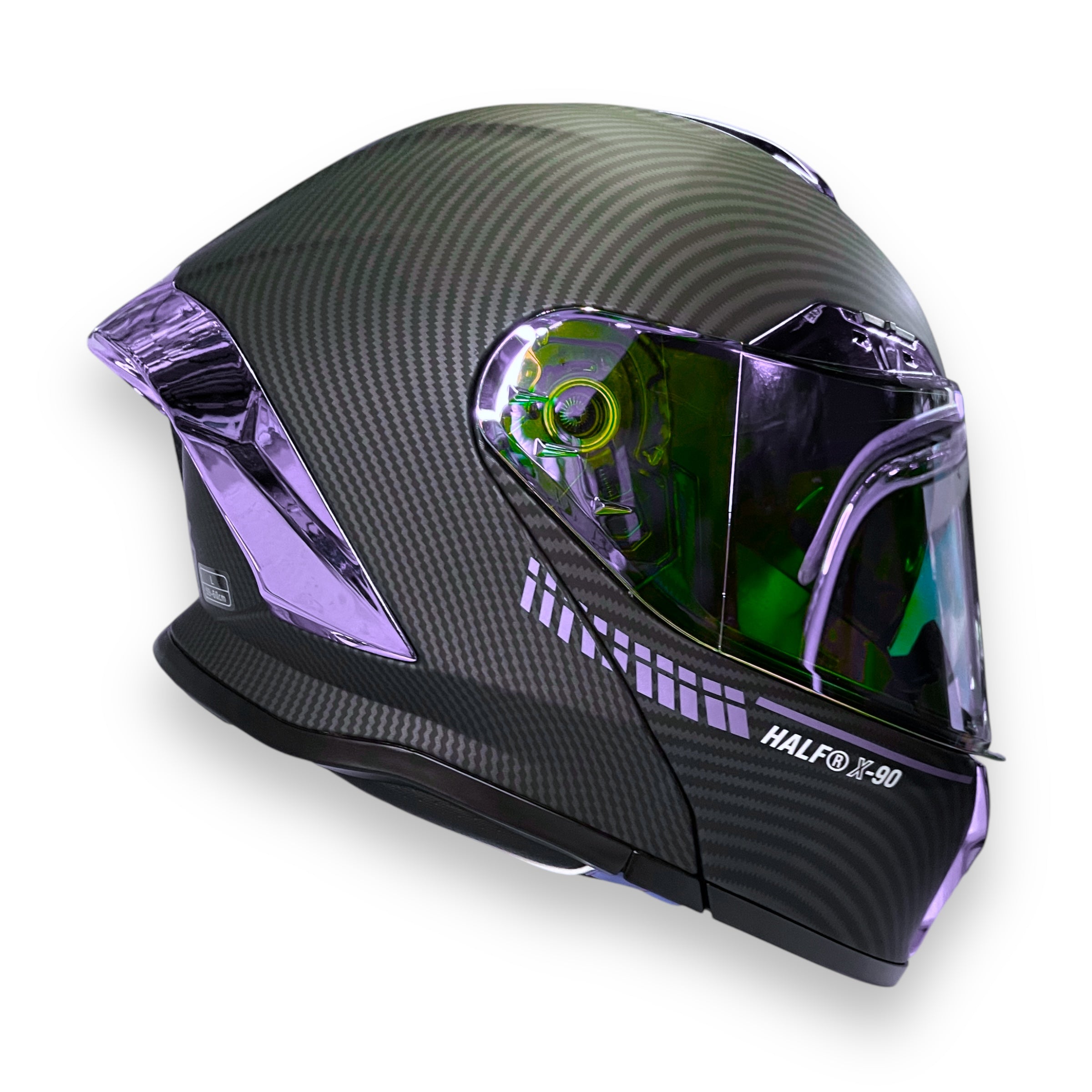 Casco abatible Half Golden Boy Purpple (DOT) - Main Image