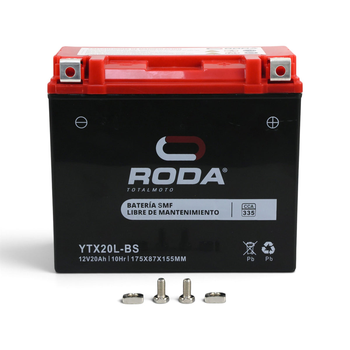 Batería RODA YTX20L-BS 12V 20Ah | Sellada
