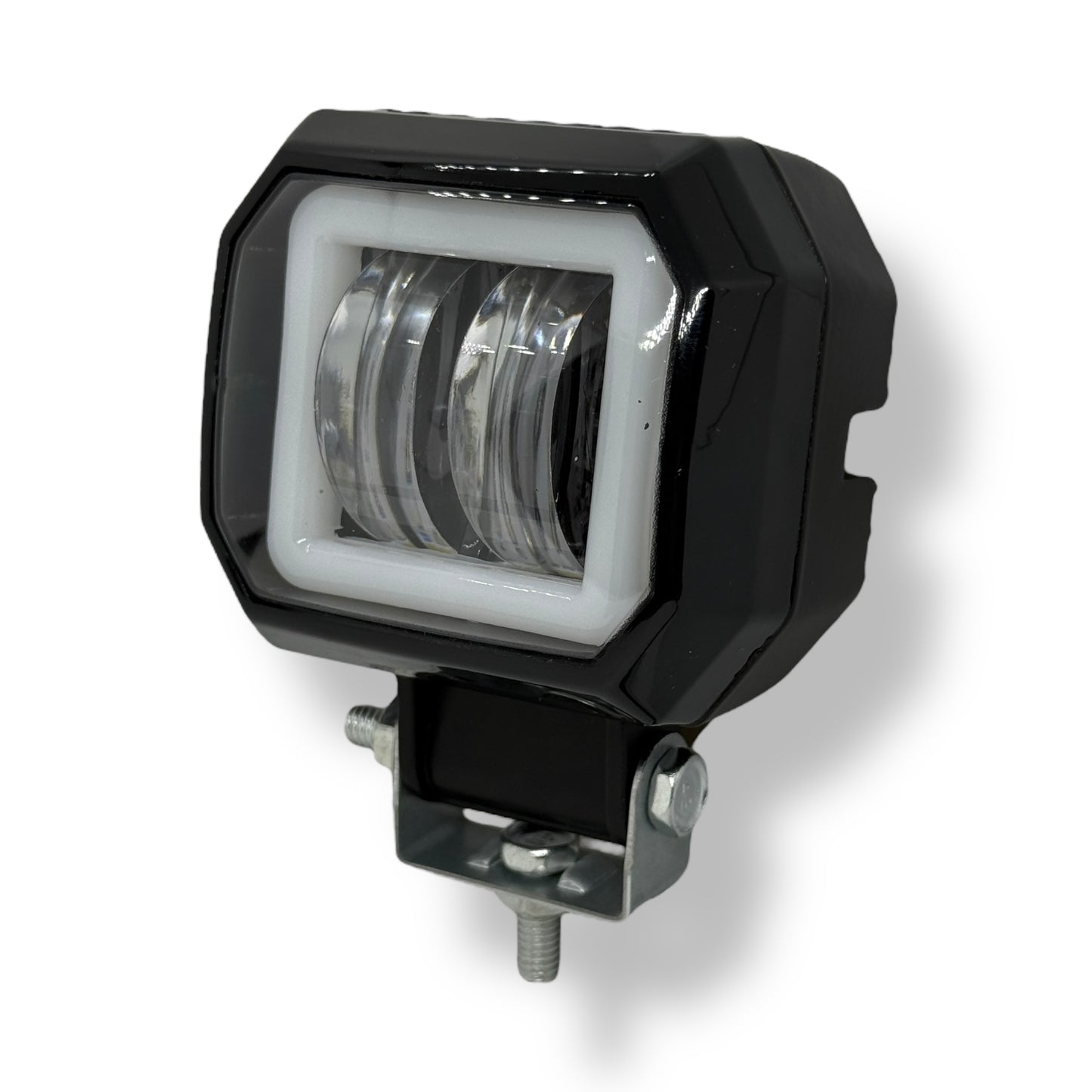Faro Auxiliar 2 LED Cuadrado | DRL Blanco