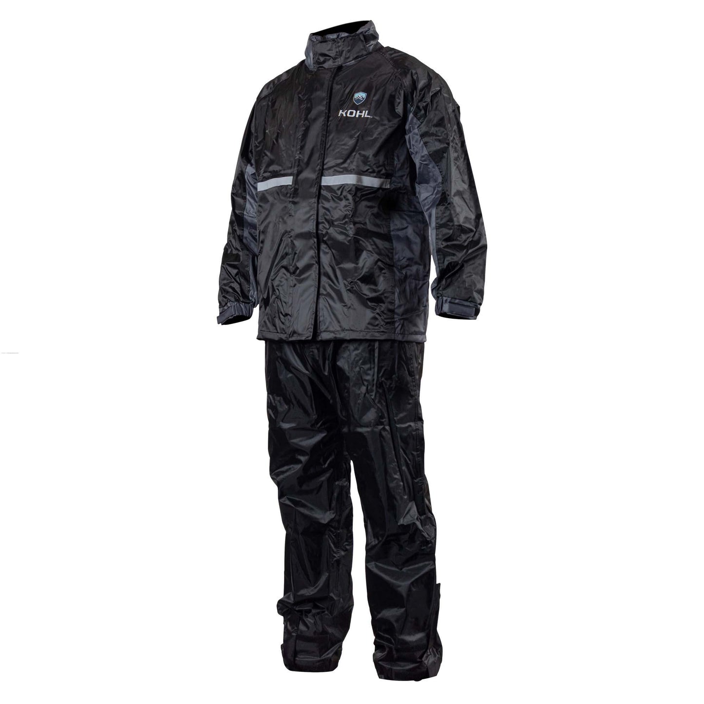 Impermeable KOHL negro con reflejante