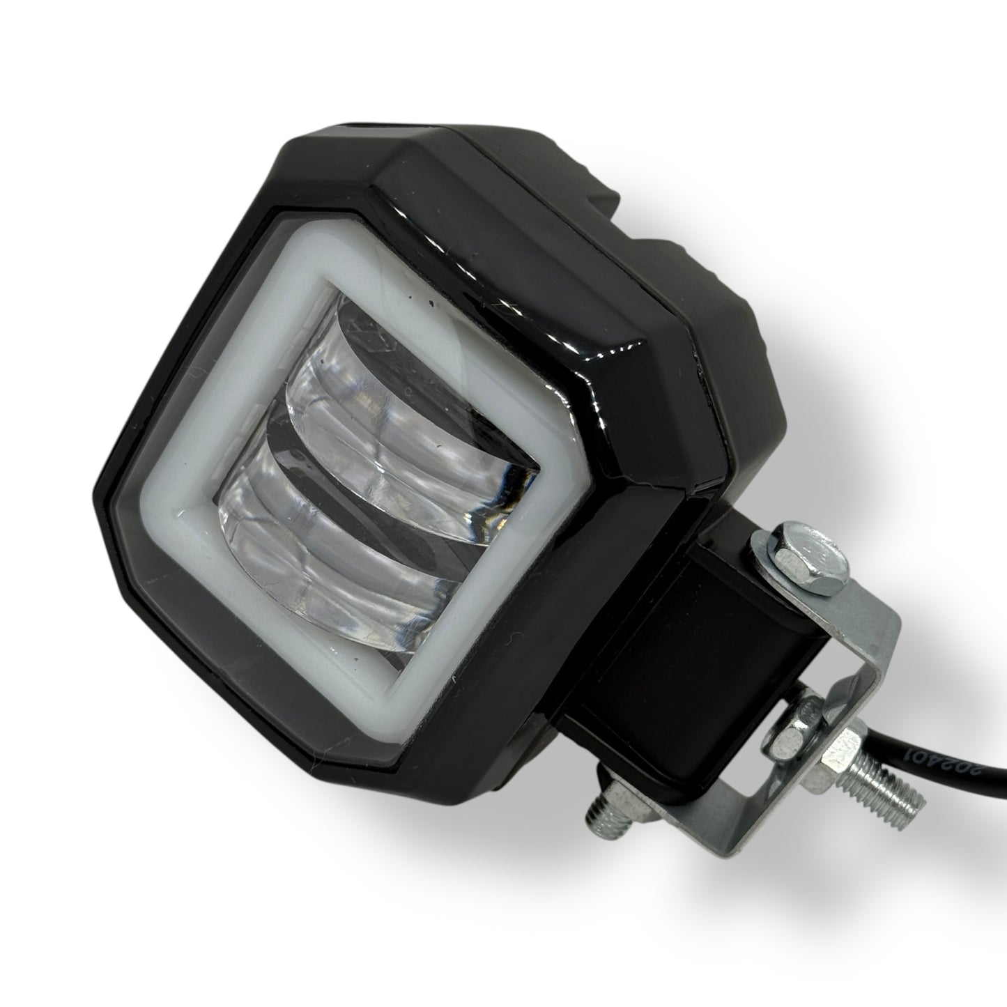 Faro Auxiliar 2 LED Cuadrado | DRL Blanco