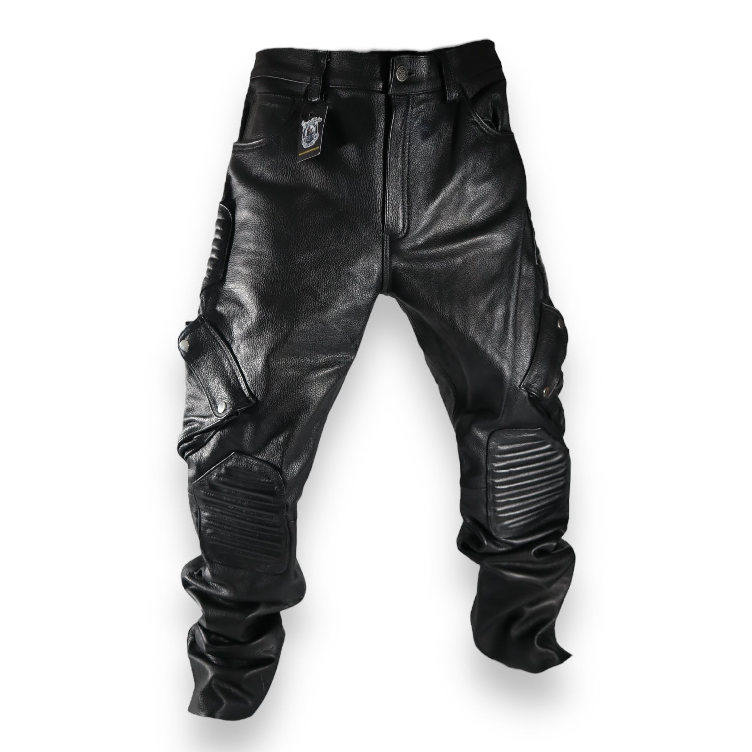 Pantalón de piel para motociclista - Main Image