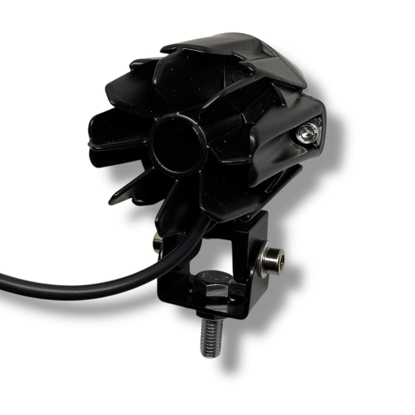 Par de faros auxiliares 3” tipo lupa luz amarilla y blanca 30w