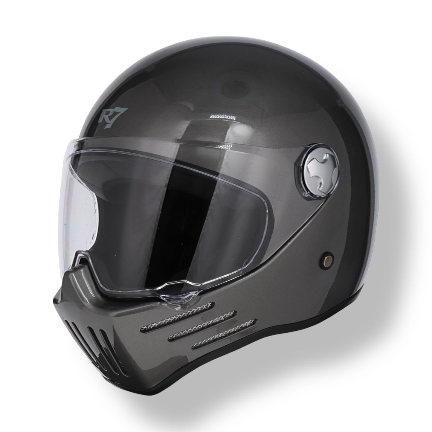 Casco cerrado R7 Clancy Gris (DOT)