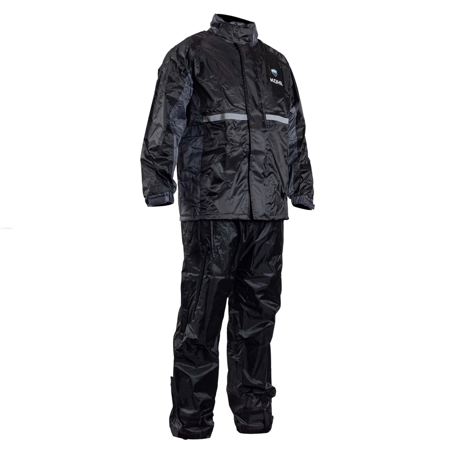 Impermeable KOHL negro con reflejante