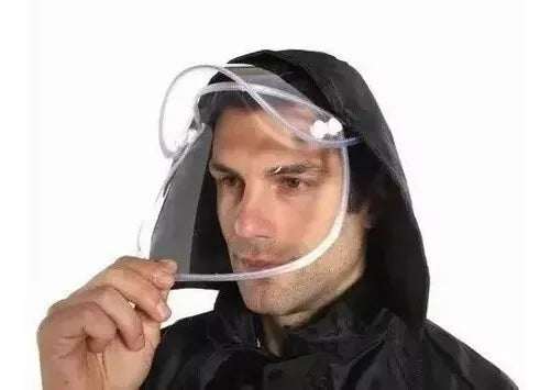 Impermeable negro con reflejante M2