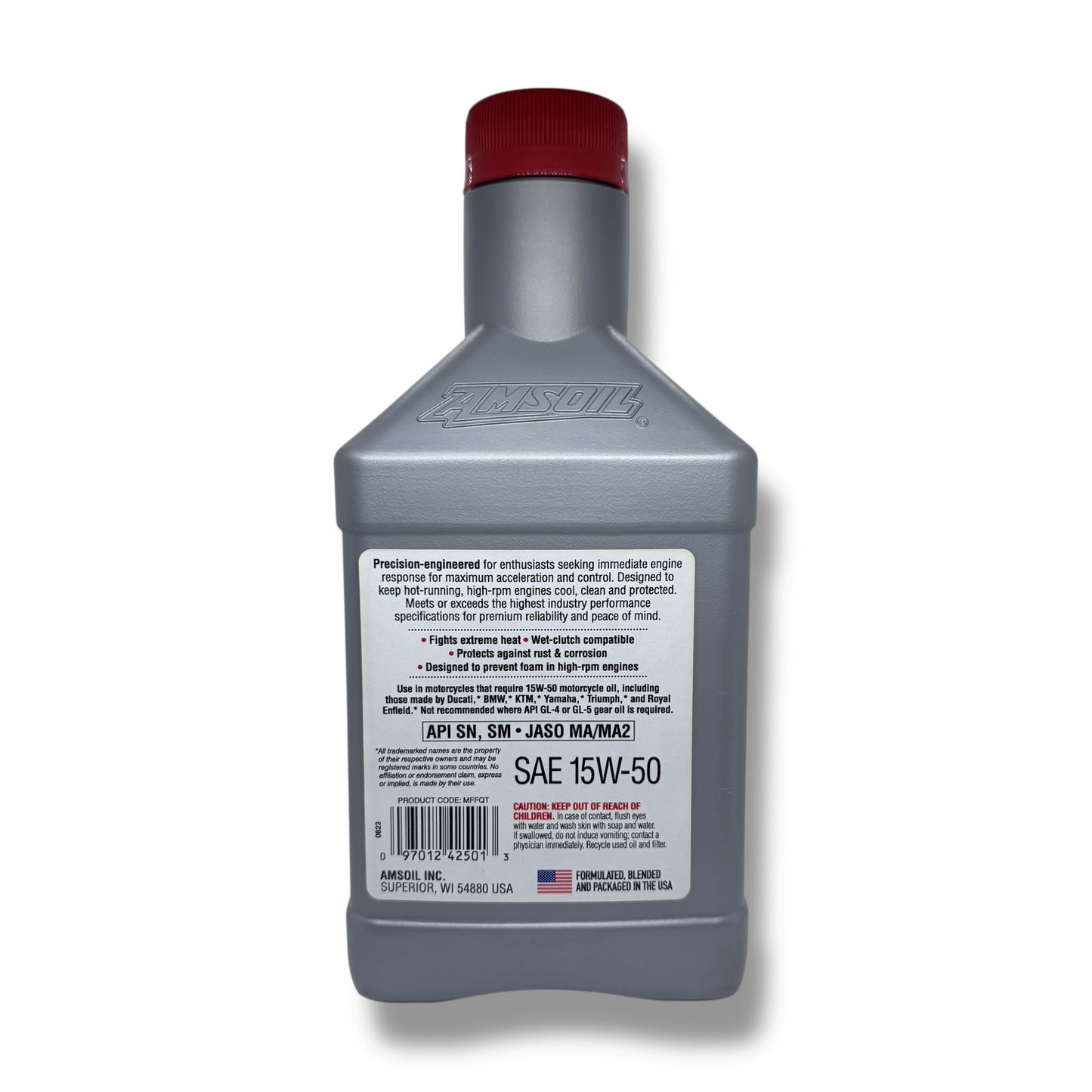 Aceite sintético AMSOIL 15w50 Metric (946ml)