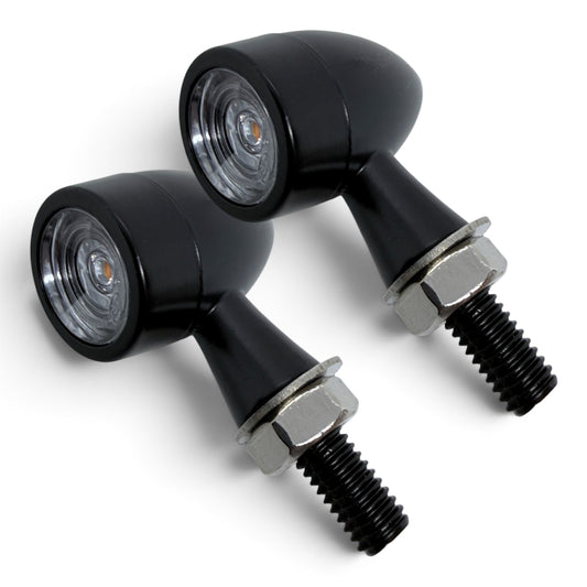 Mini Direccionales LED Tipo Bala 8mm | Ámbar / Rojo
