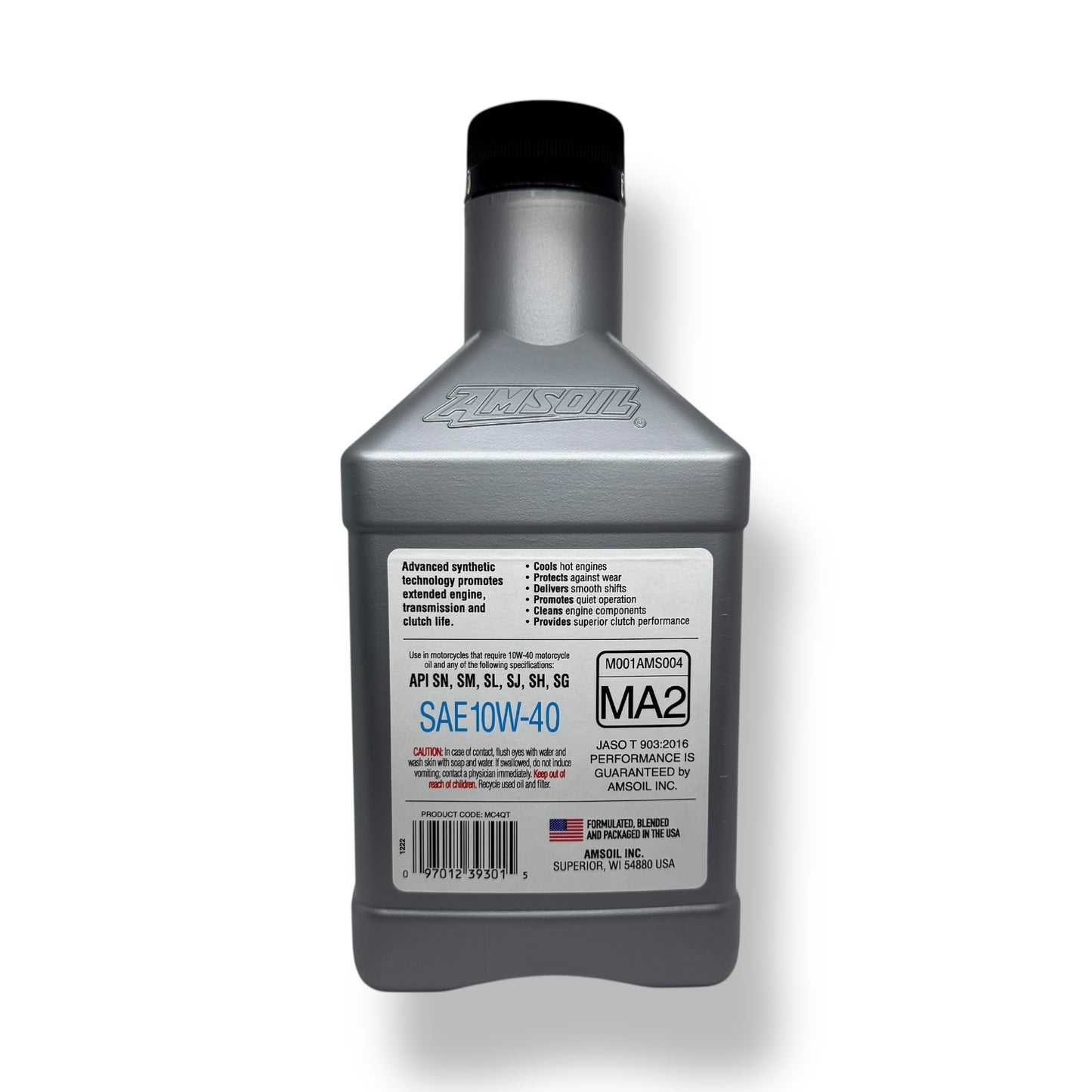 Aceite sintético AMSOIL 10w40 4T (946ml)