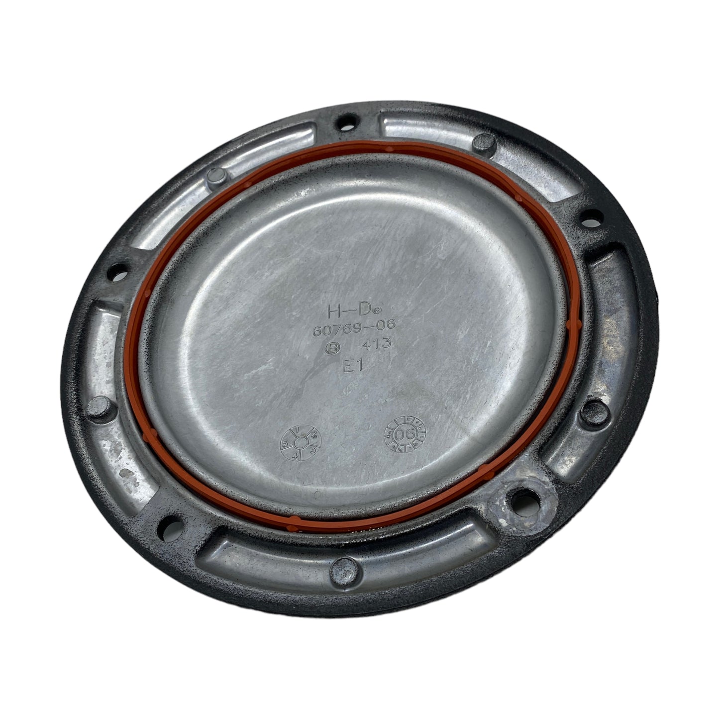 Cubierta Derby Cover negro mate Harley Davidson Original 60769-06