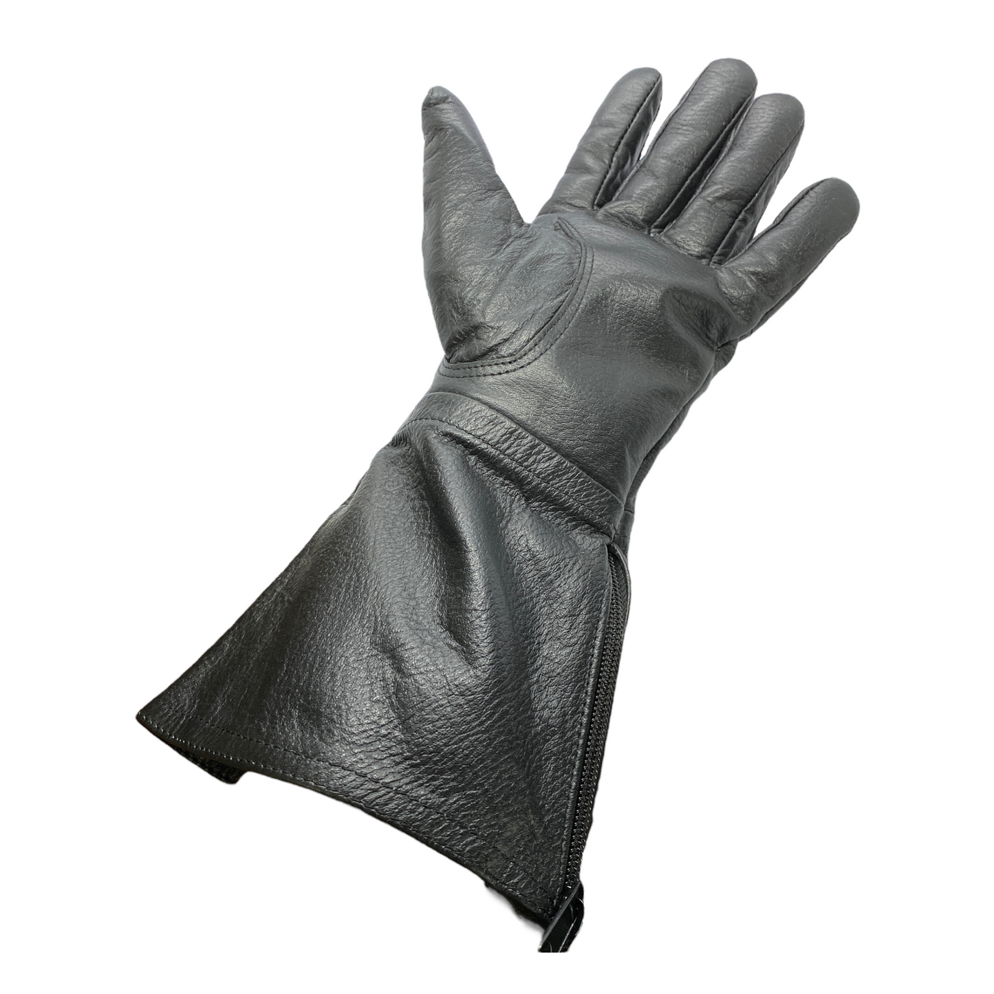 Guantes de piel extra largos con protección