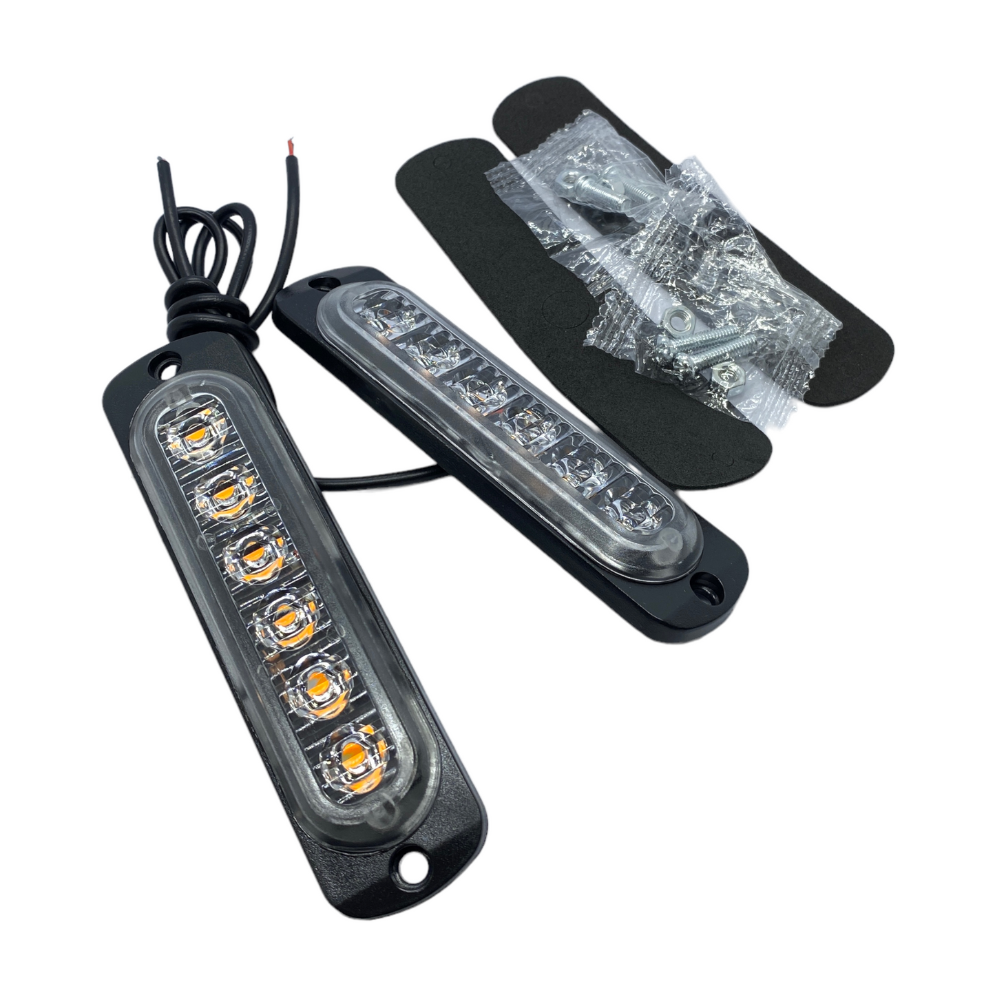 Luces cuartos LED Ambar 6 LED