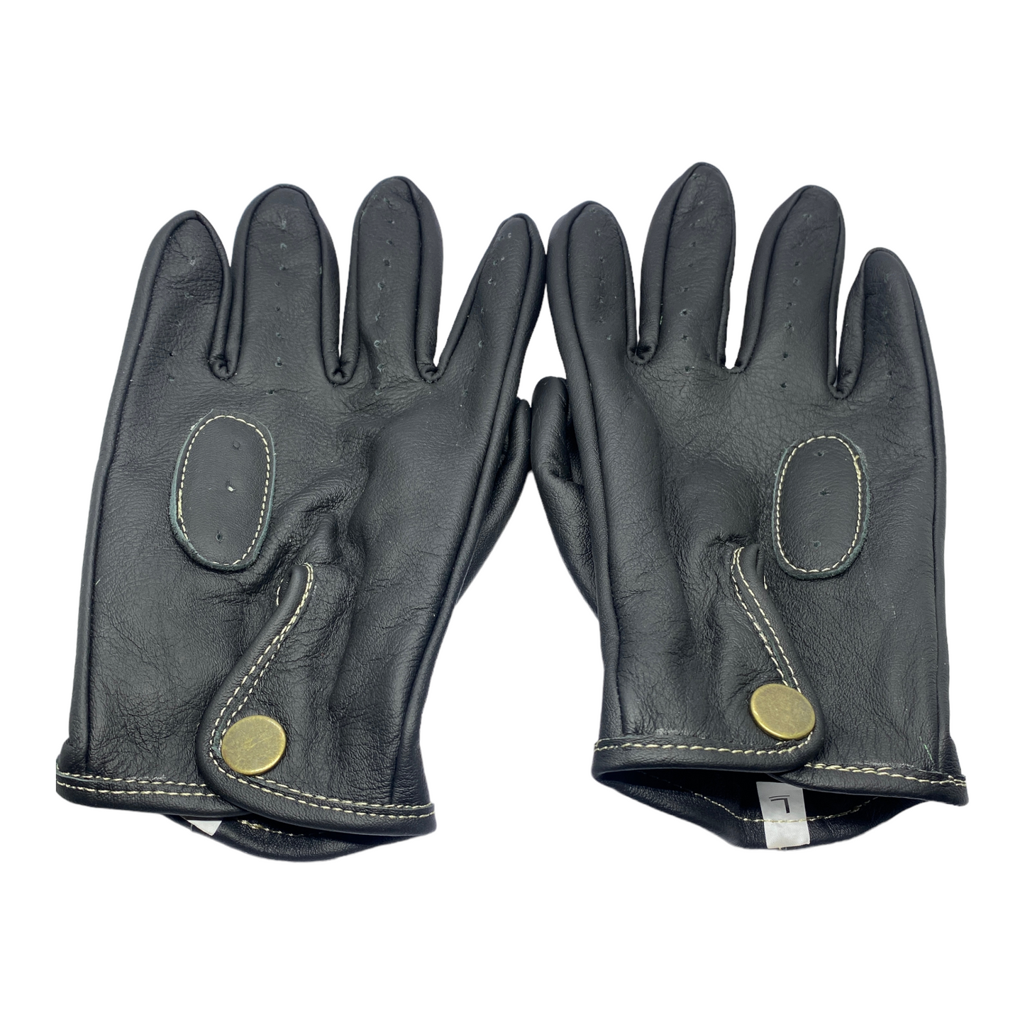 Guantes de piel vintage negros