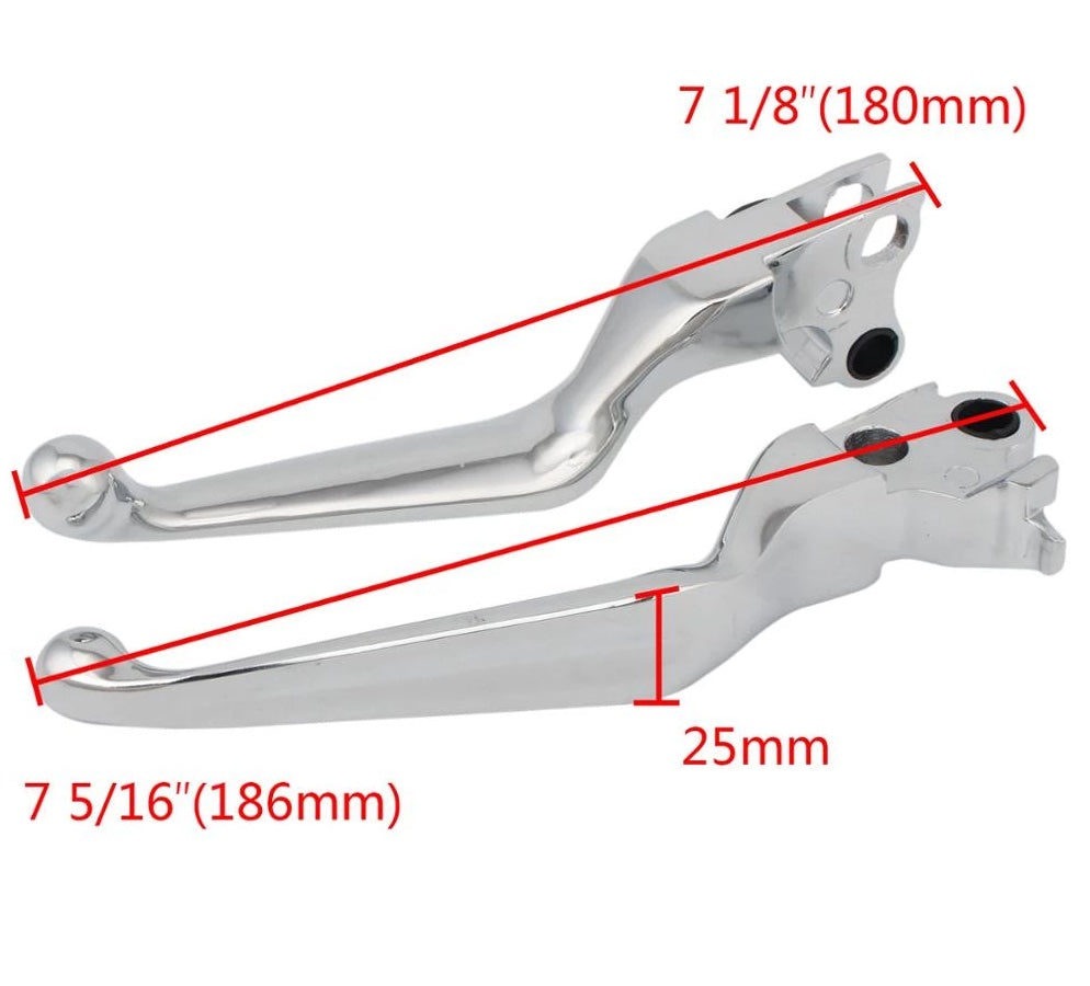 Palancas de freno y clutch para H-D Sportster/Dyna/Softail/Touring
