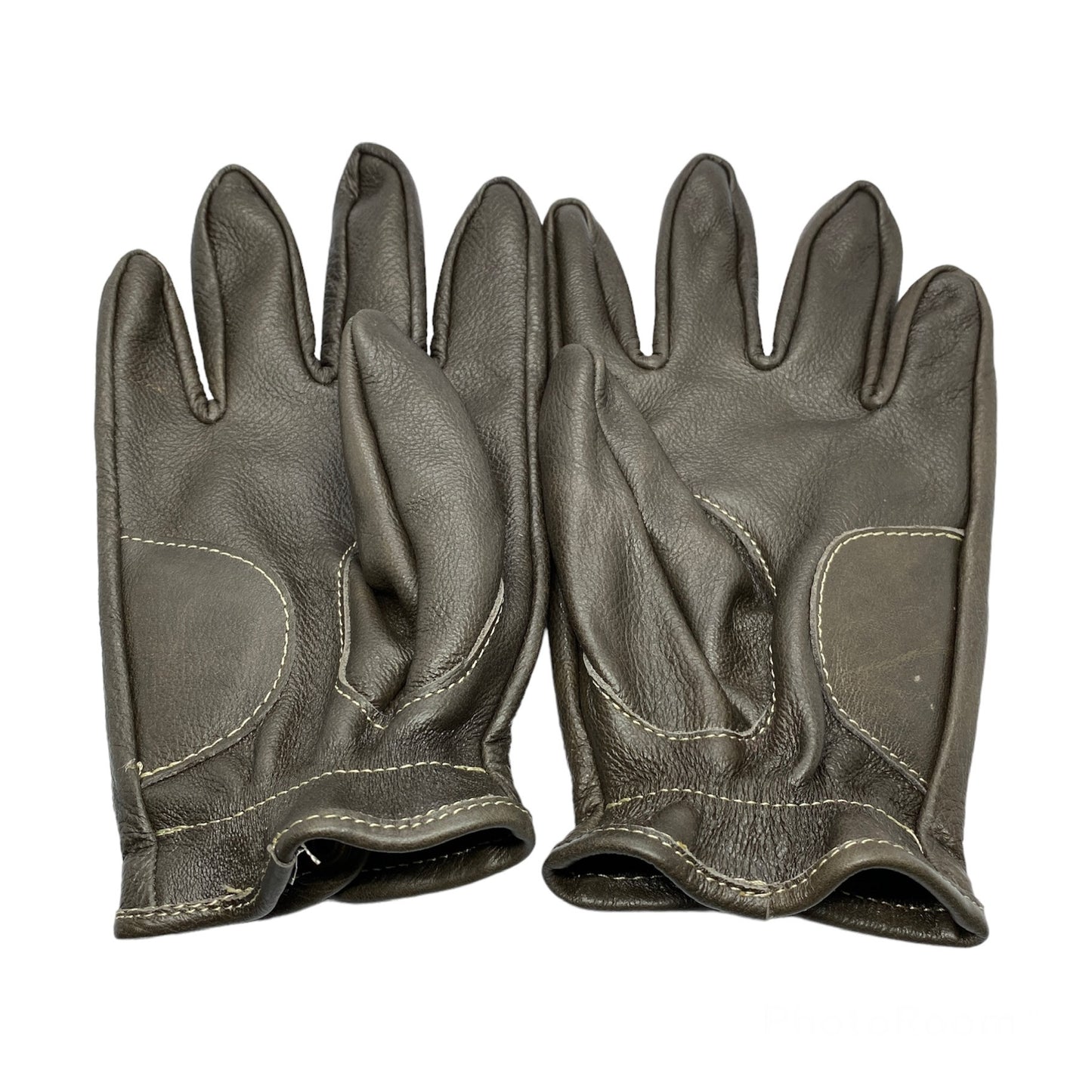 Guantes vintage de piel Black Coffee