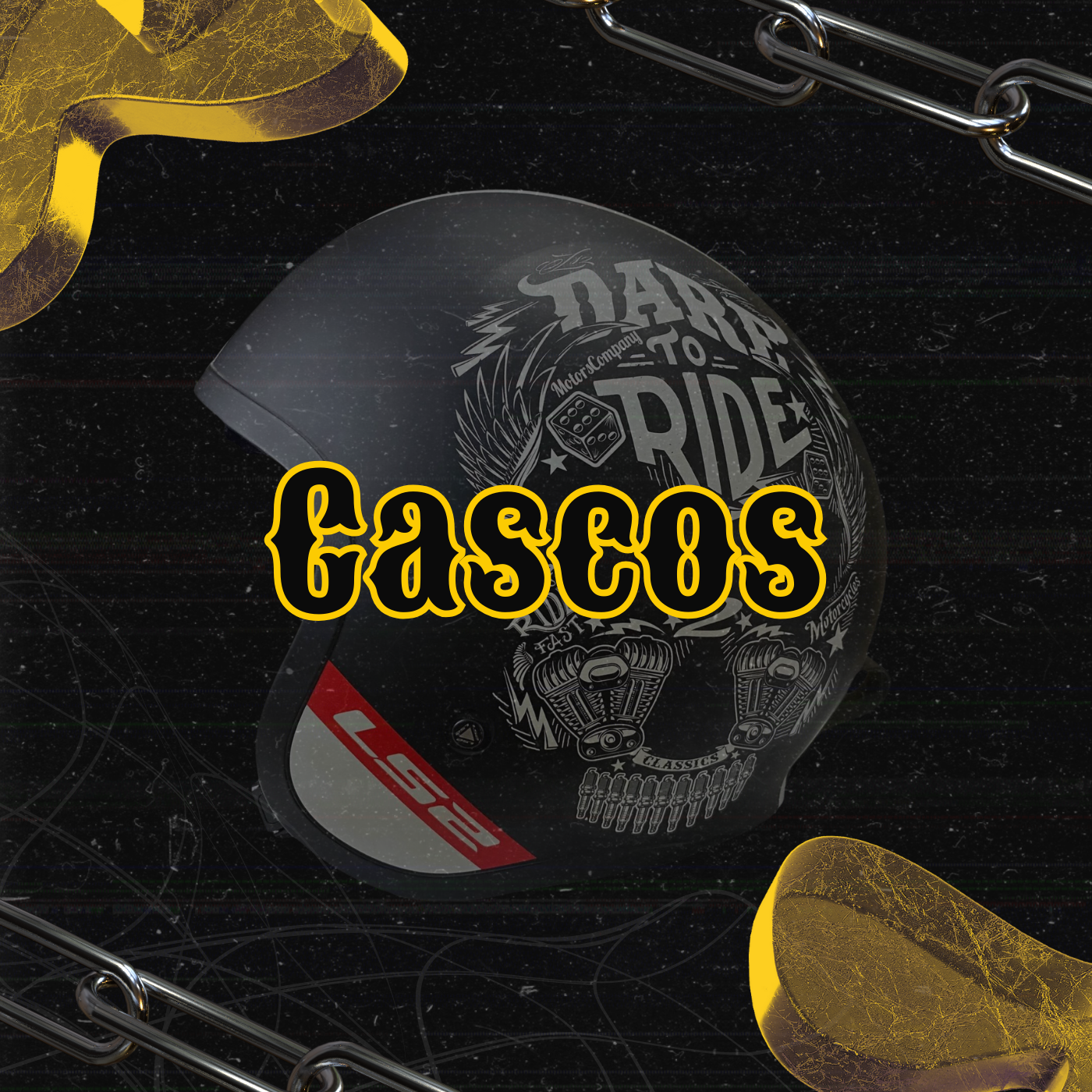 Cascos El Viejo de las Motos