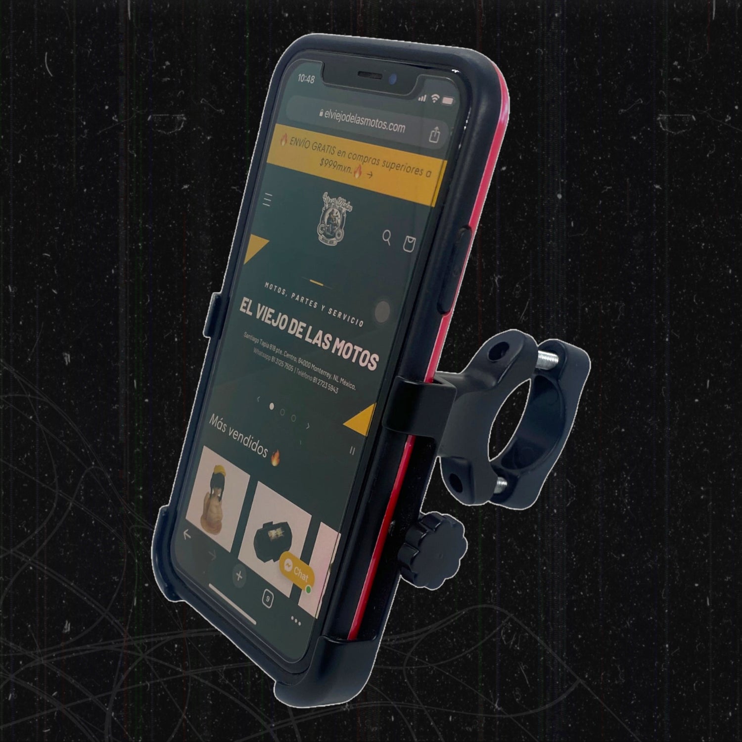 Porta Celulares y Cargadores El Viejo de las Motos