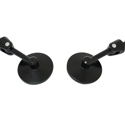 Espejos Café Racer RODA de Aluminio | Manillar 7/8” | Par Negro