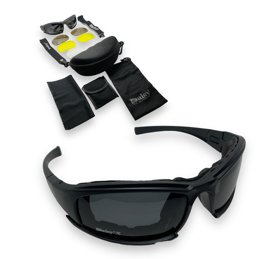 Kit de lentes de sol Daisy para motociclista a prueba de viento