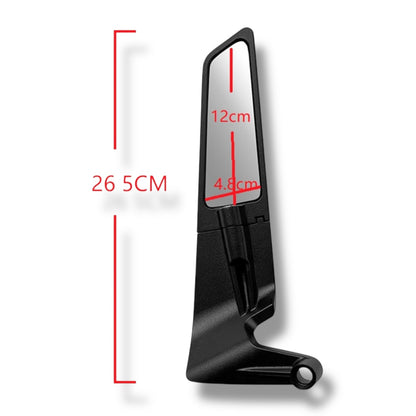 Espejos deportivos tipo alerón (H2) base universal