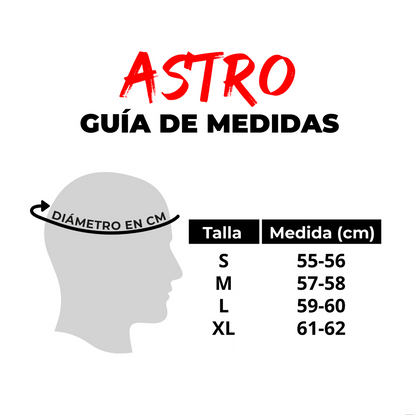 Casco RODA Astro Gris Mate (DOT)