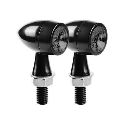 Mini Direccionales LED Tipo Bala 8mm | Ámbar / Rojo
