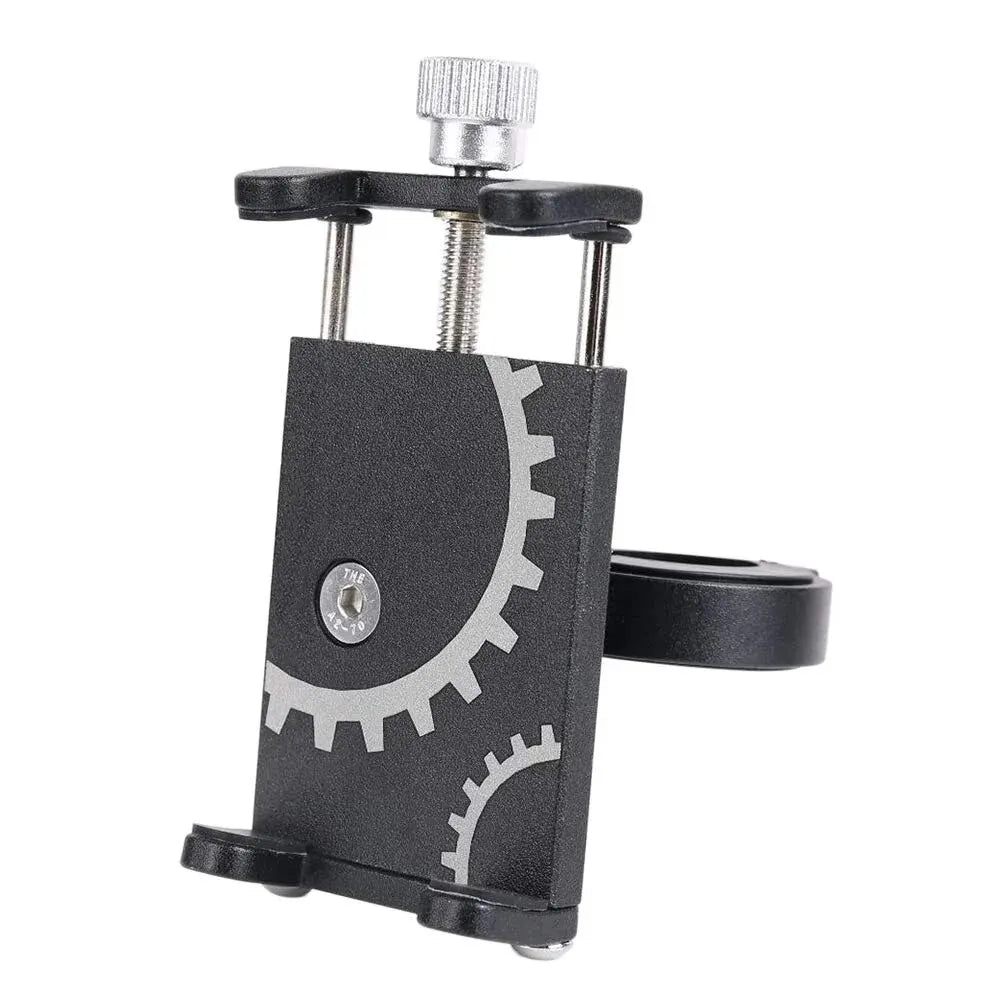 Soporte de Celular Metálico para Moto y Bicicleta | Ajustable 22–32 mm