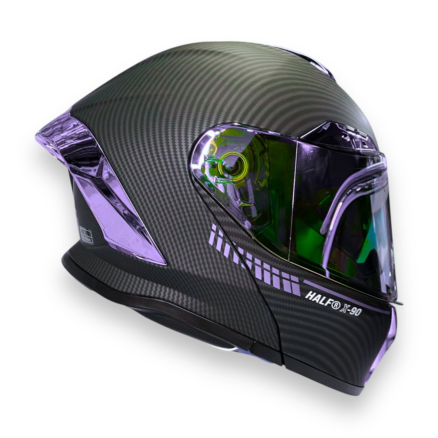 Casco abatible Half Golden Boy Purpple