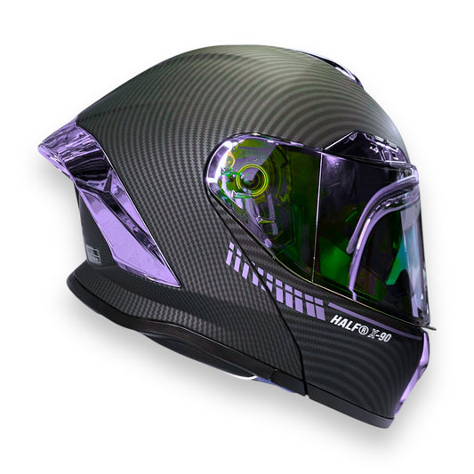 Casco abatible Half Golden Boy Purpple