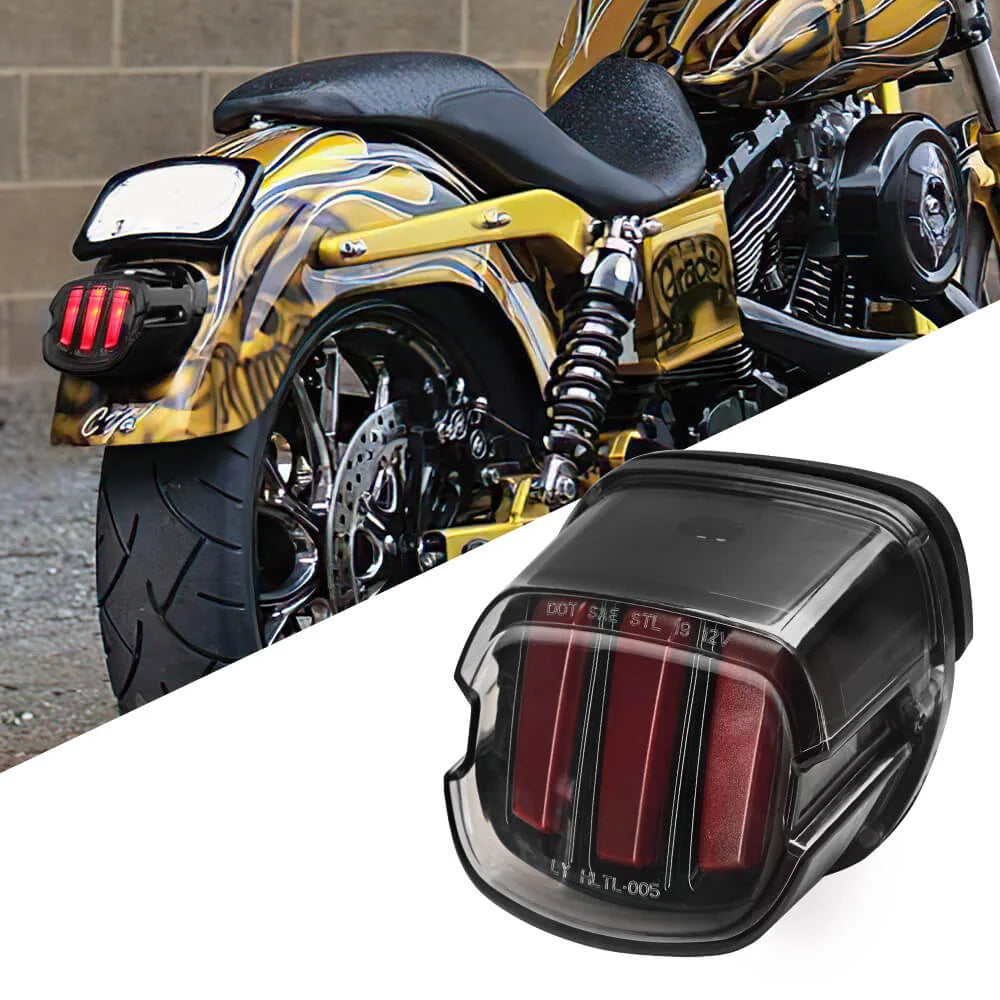 Calavera stop Falcon Claw luz trasera LED para H-D