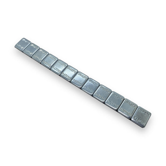 Tira de plomos adhesivos 0.250oz c/12 piezas