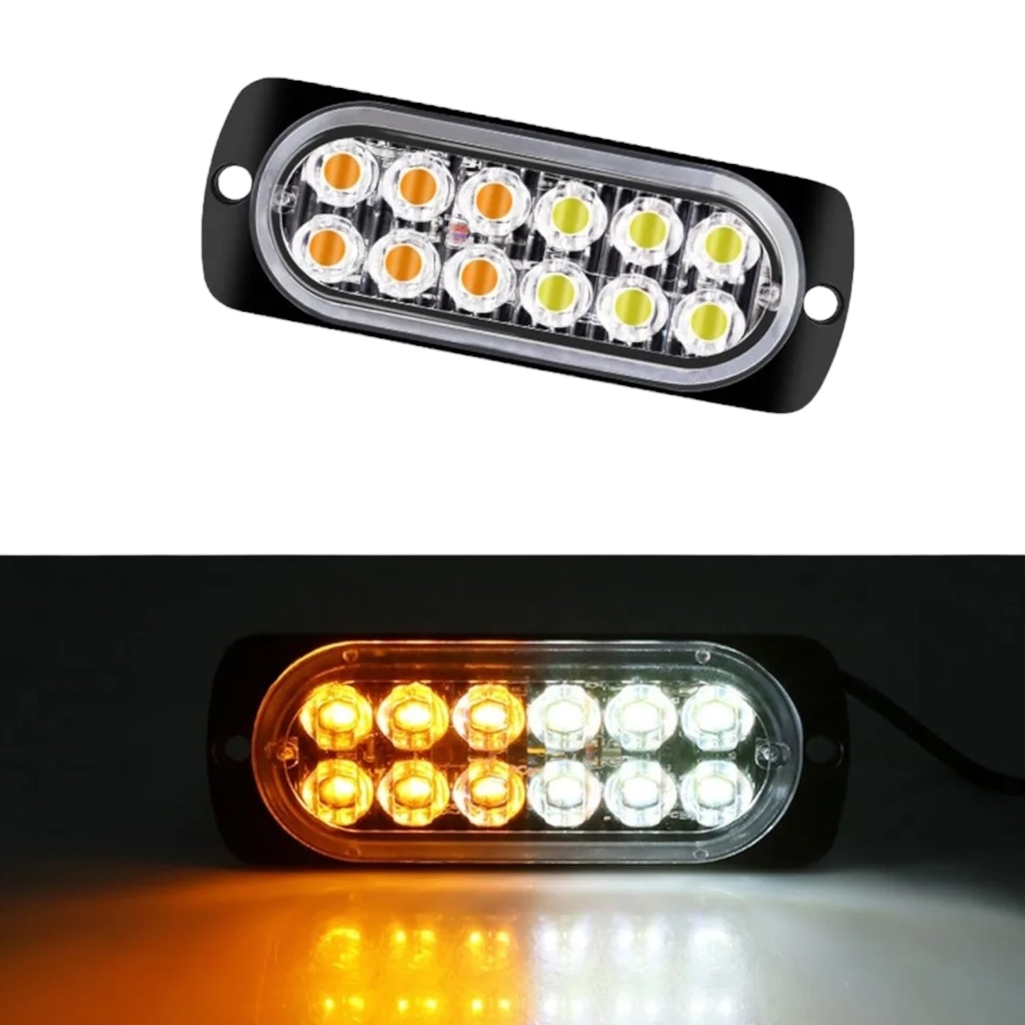 Estrobos amarillo/blanco Pixel 17 modos