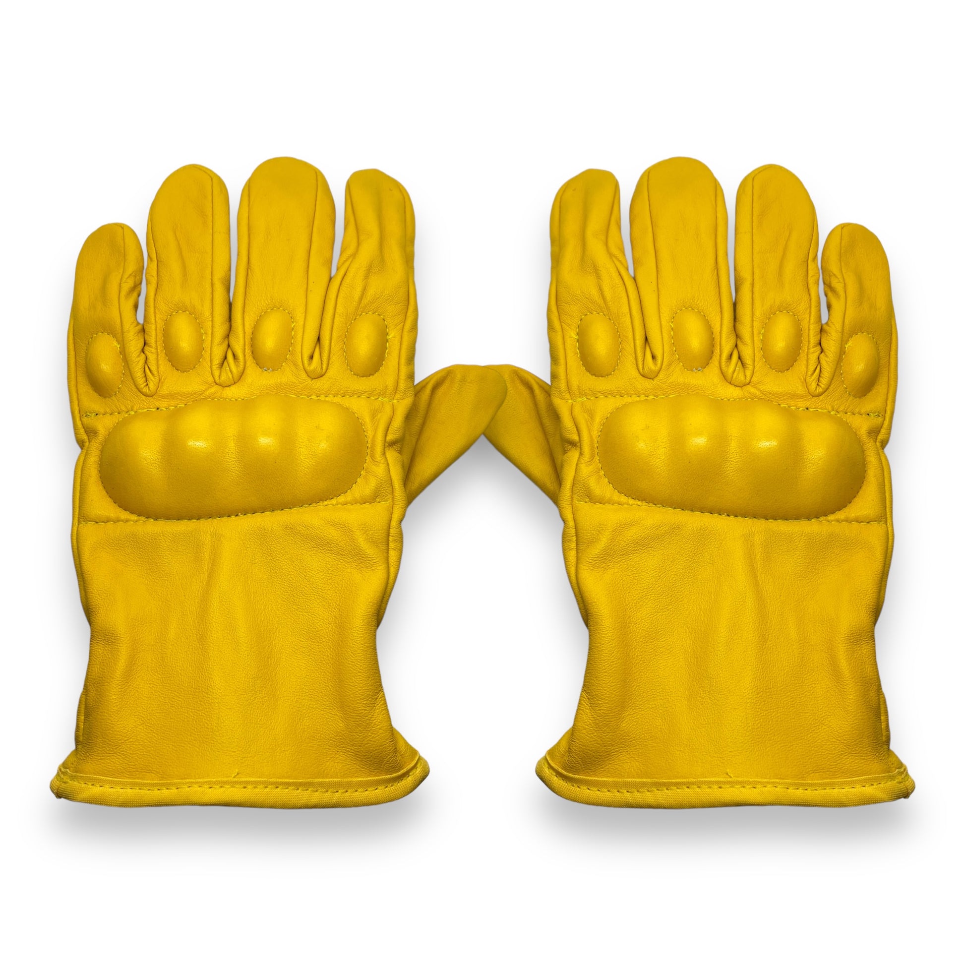 Guantes G2 de piel amarillo con protección suave