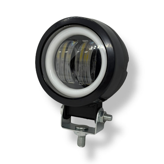Faro Auxiliar 2 LED Redondo | DRL Blanco