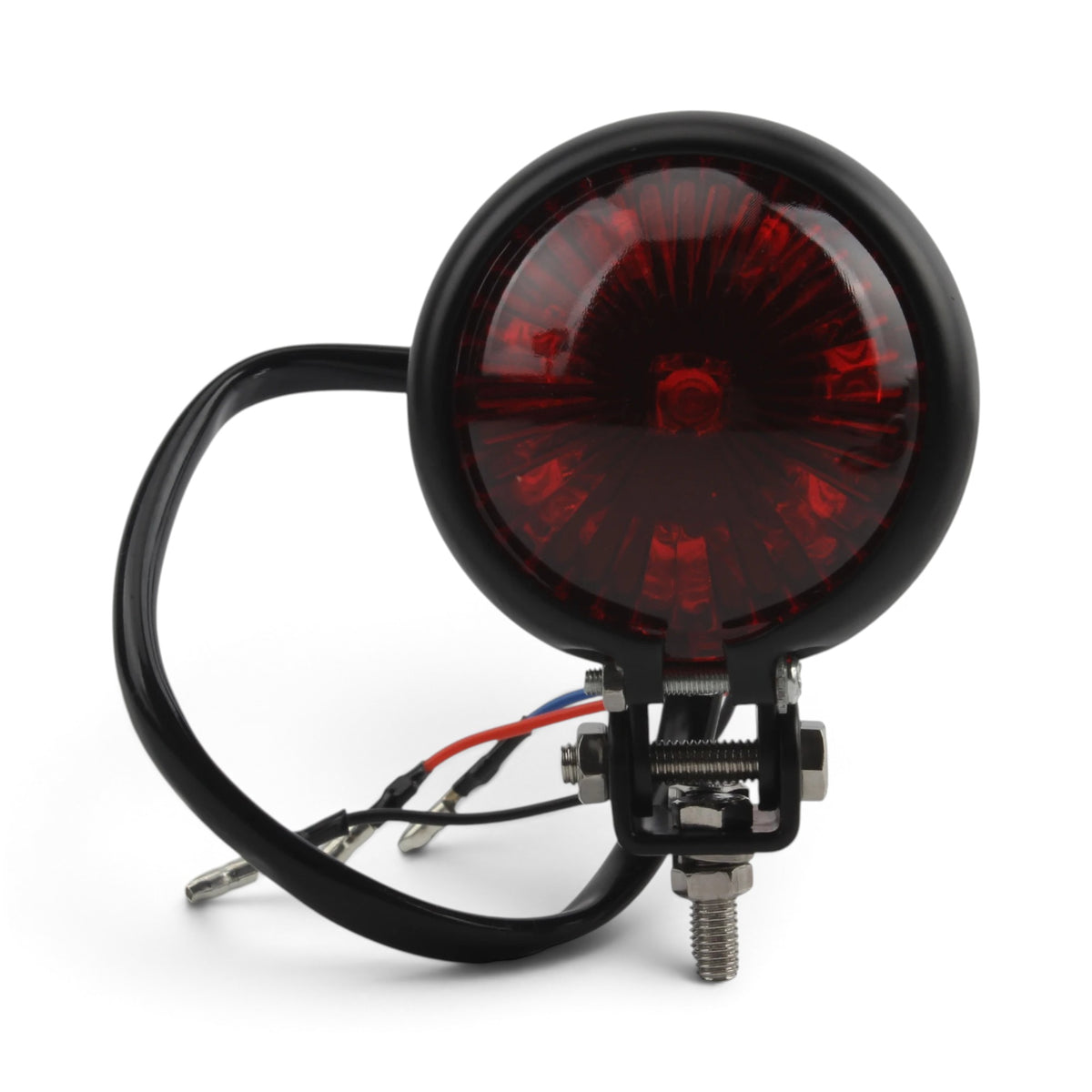 Luz Trasera LED Redonda 12V | Freno/Stop | Custom Chopper Bobber