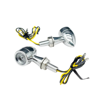 Mini Direccionales LED Tipo Bala 8mm | Ámbar / Rojo
