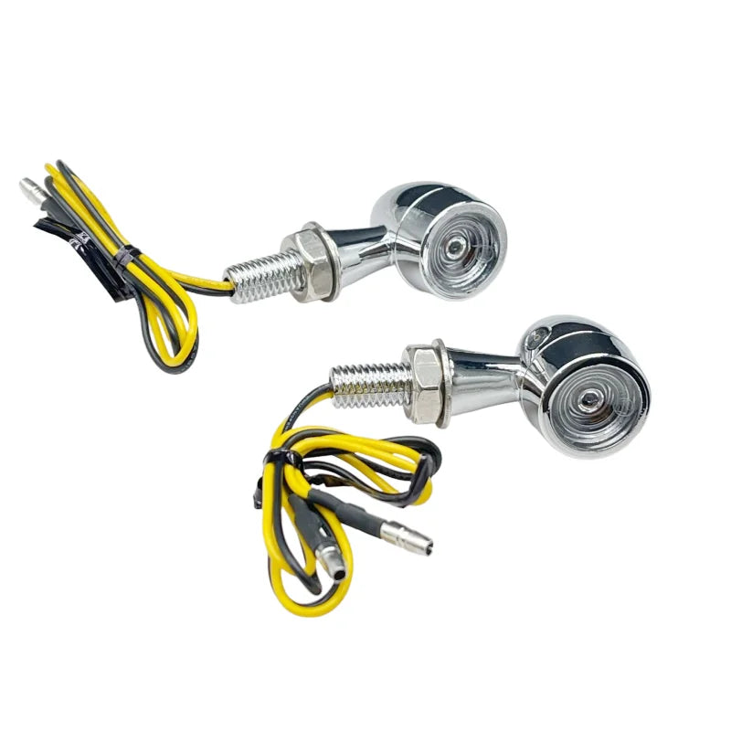 Mini Direccionales LED Tipo Bala 8mm | Ámbar / Rojo
