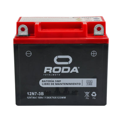 Batería RODA 12N7-3B 12V 7Ah | Sellado