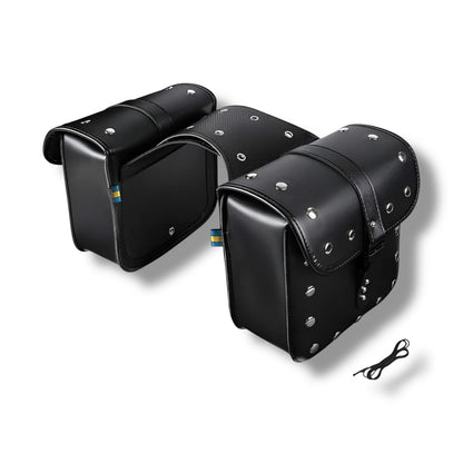 Alforjas laterales para moto estilo clásico