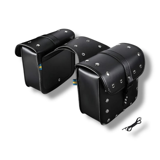 Alforjas laterales para moto estilo clásico