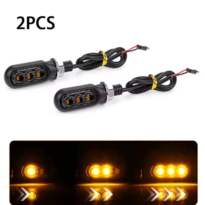 Direccionales LED Secuenciales 3 LED | Ámbar