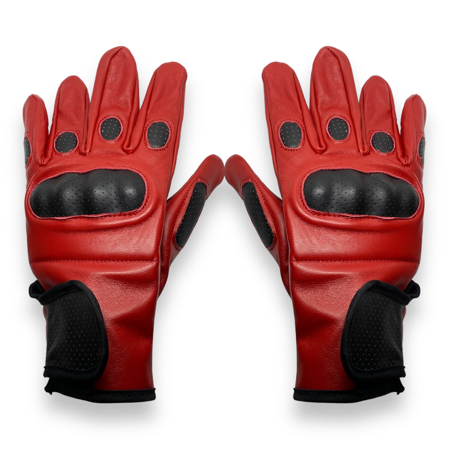 Guantes G2 de piel rojos con protección suave