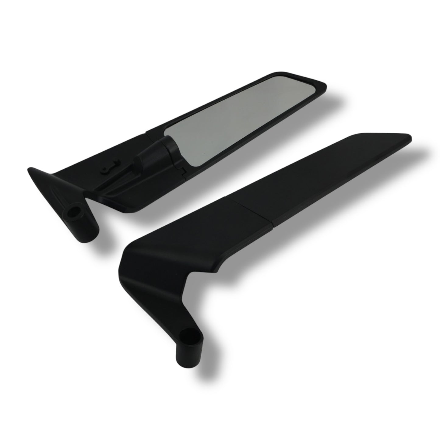 Espejos deportivos tipo alerón (H2) base universal