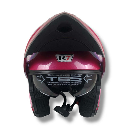 Casco abatible R7 Alfa Night Vision (DOT)