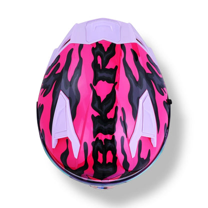 Casco cerrado BKR Hawk Rosa Slime (DOT / ECE)