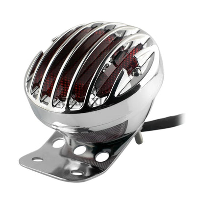 Luz Trasera Redonda para Motocicleta | Freno/Stop | Estilo Chopper