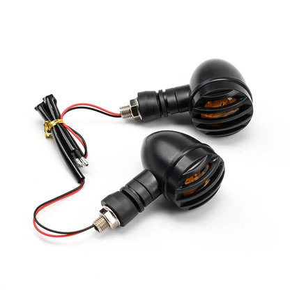Direccionales LED Bobber / Chopper | Negro Mate