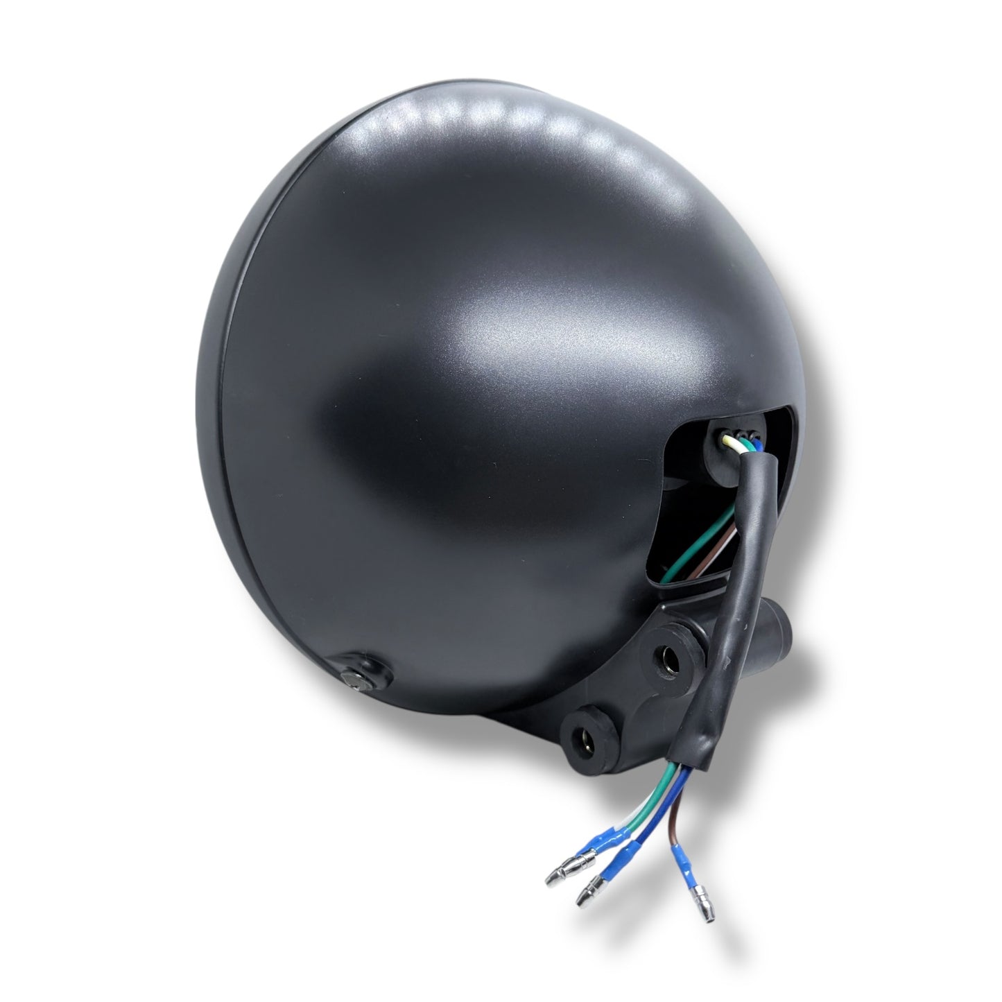 Faro Delantero Chopper Negro 7”