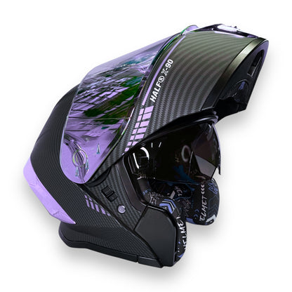 Casco abatible Half Golden Boy Purpple